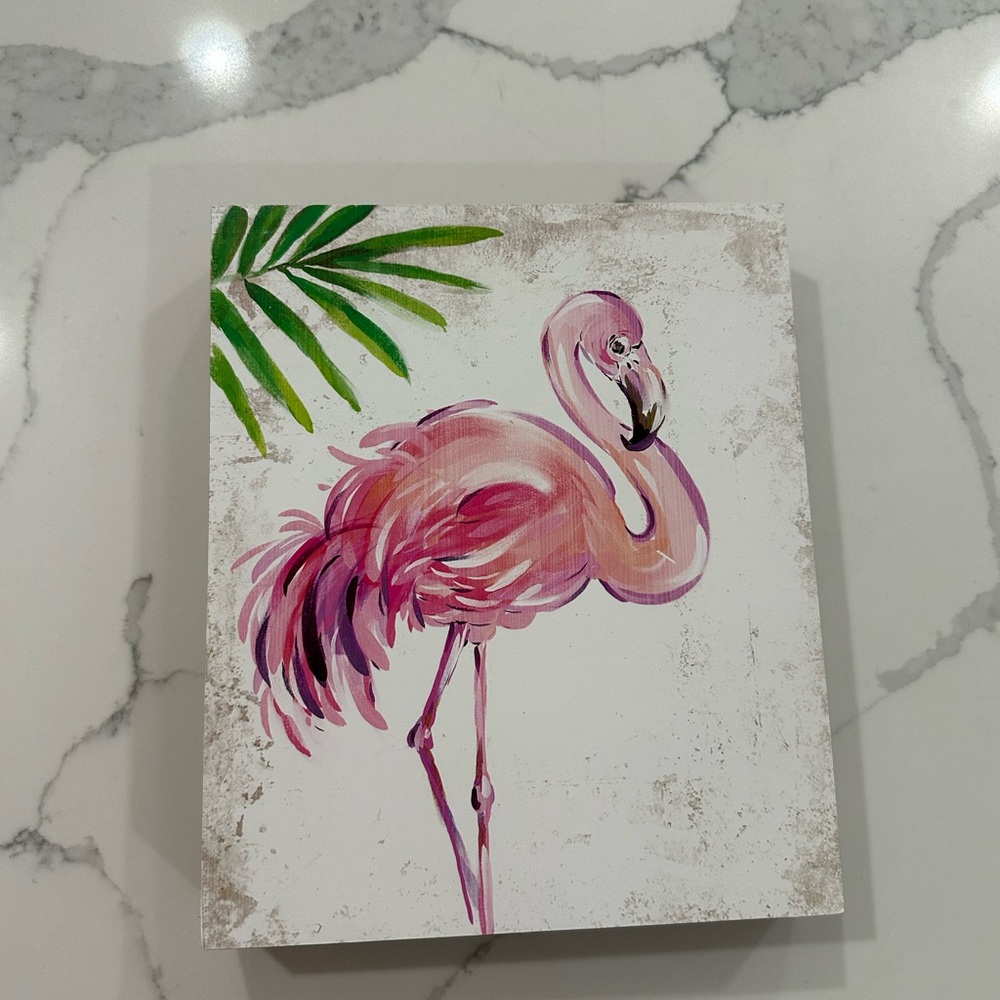 Flamingo wall decor